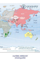 Load image into Gallery viewer, TRIVIUM AT THE TABLE PLACEMATS: CYCLE 2 GEOGRAPHY