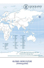 Load image into Gallery viewer, TRIVIUM AT THE TABLE PLACEMATS: CYCLE 2 GEOGRAPHY